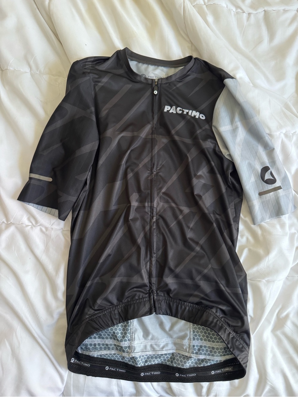 Pactimo Women's Black Cycling Jersey and bib shorts